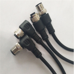 M12 Screw Crimp Male & Female Straight Angle Cable Connectors
