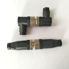 M12 Screw Crimp Male & Female Straight Angle Cable Connectors