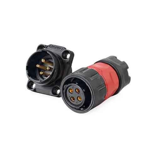 Cnlinko YM20 4 pin ip67 waterproof dc power electrical connector