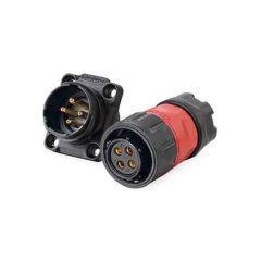 Cnlinko YM20 4 pin ip67 waterproof dc power electrical connector