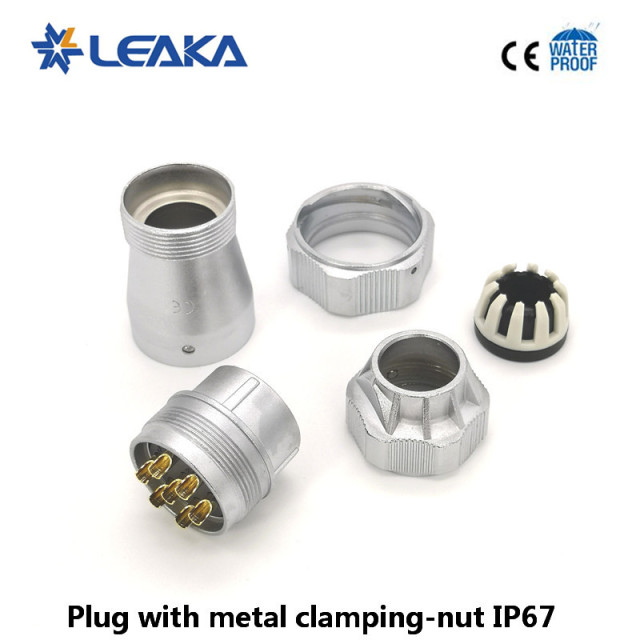 Weipu TE+ZE Metal Docking Industrial Connectors