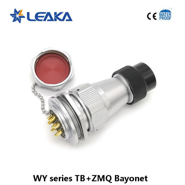 Weipu TB+ZMQ metal power plug and socket connector