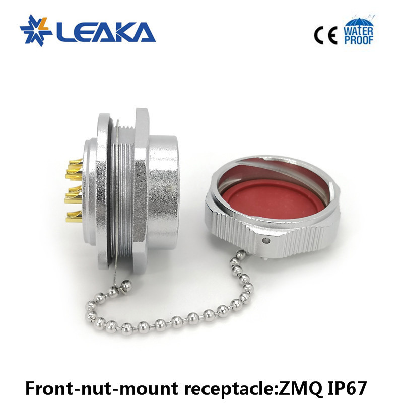Weipu TB+ZMQ metal power plug and socket connector