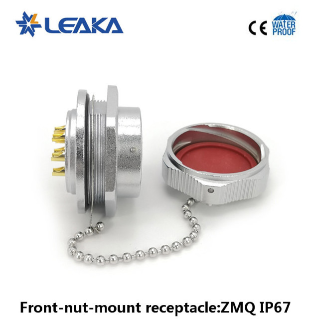 Weipu TB+ZMQ metal power plug and socket connector