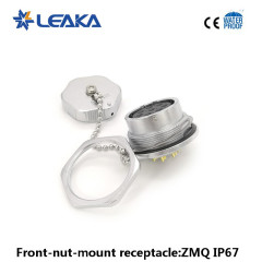 Weipu TB+ZMQ metal power plug and socket connector