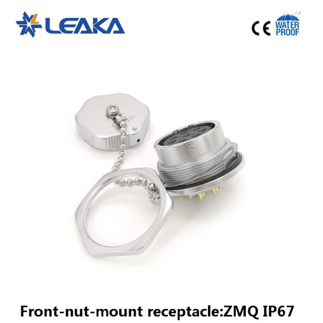 Weipu TB+ZMQ metal power plug and socket connector