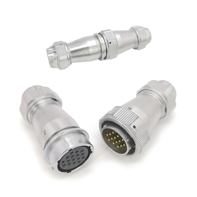 Weipu TE+ZE Metal Docking Industrial Connectors