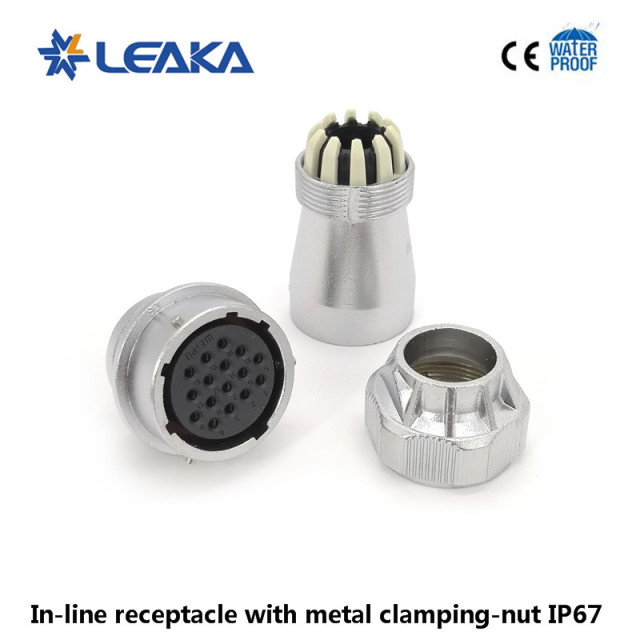 Weipu TE+ZE Metal Docking Industrial Connectors