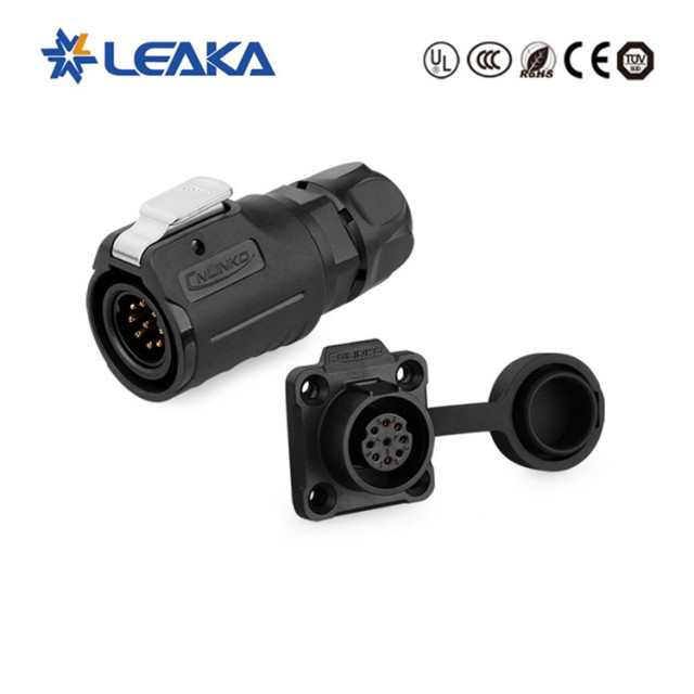Cnlinko LP16 9 pin plastic connector for industrial equipment