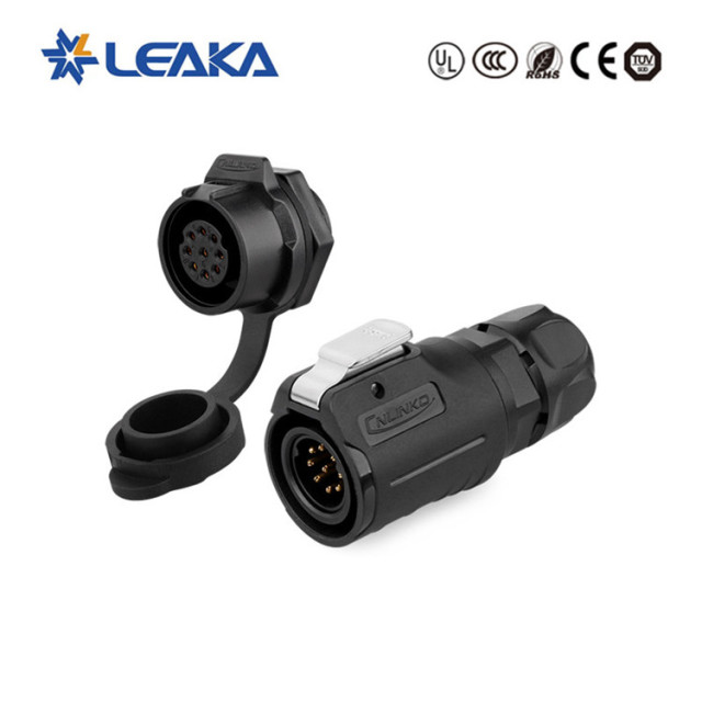 Cnlinko LP16 9 pin plastic connector for industrial equipment