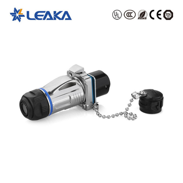 RJ45 waterproof metal connector male plug female socket