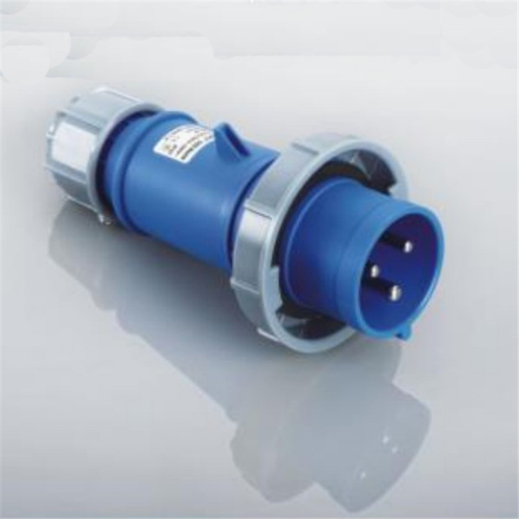 IP67 Weipu 16amp 32amp electrical plugs industrial blue iec 60309 connector