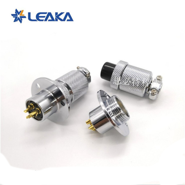 GX18 aviation plug sockets metal connector