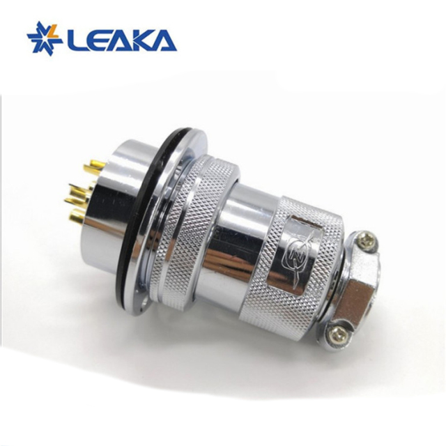 GX40 Male Female Panel Metal Aviation Wire Connector