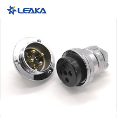 GX40 Male Female Panel Metal Aviation Wire Connector