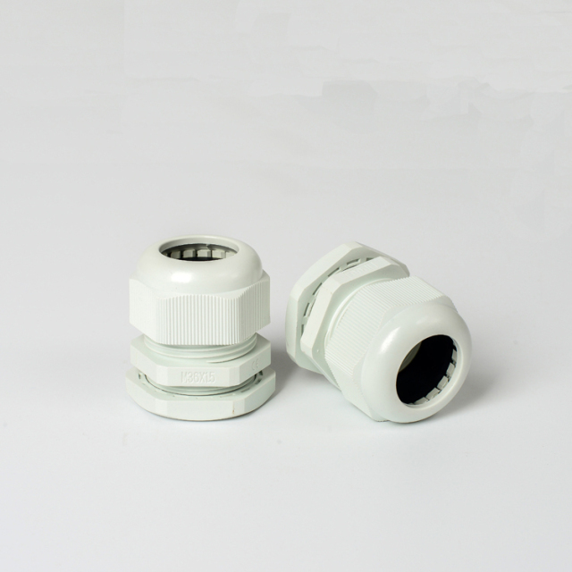 Nylon Sealed Black White Cable Gland