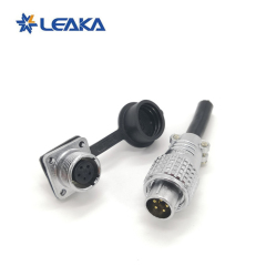 IP55 P12 female male socket plug metal connector