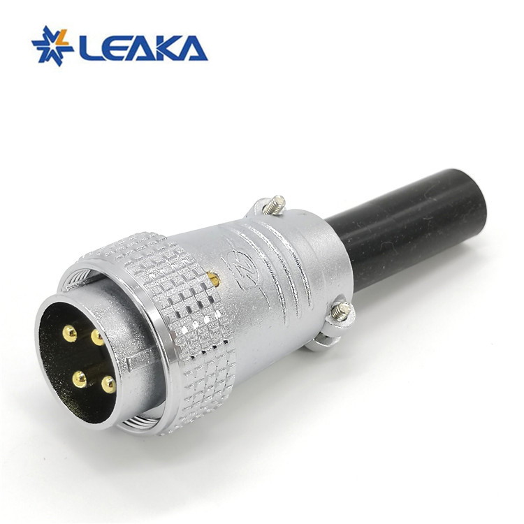 Waterproof P28 industrial aviation plug metal connector