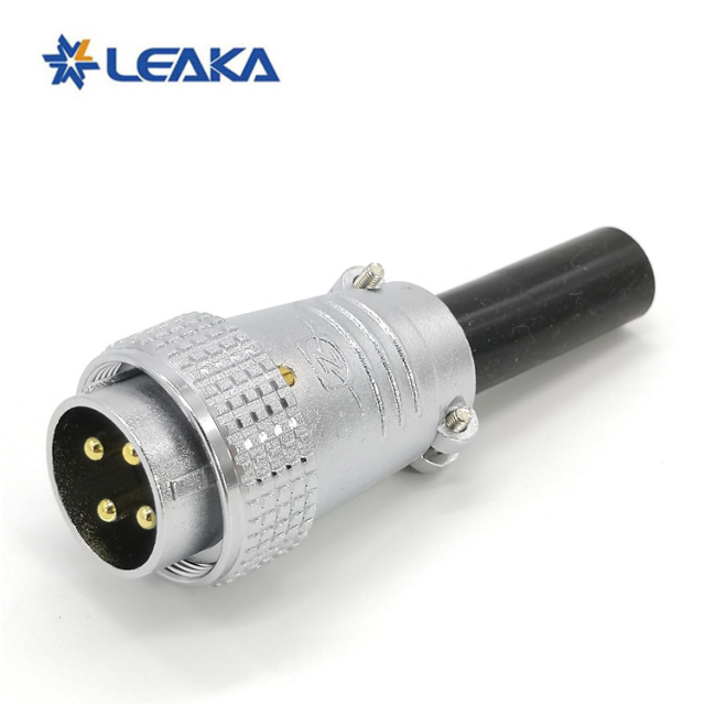 Waterproof P28 industrial aviation plug metal connector