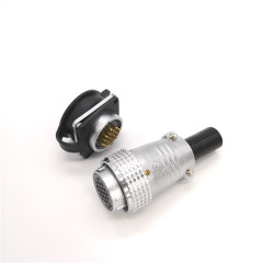 Waterproof P28 industrial aviation plug metal connector