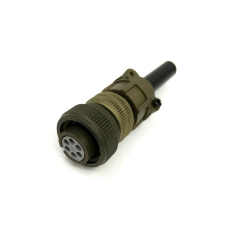 MS3106 6 hole female Plug circular military cable connector