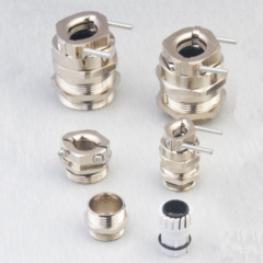 Ip68 Double Lock Cable Gland Brass Metric Explosion-Proof Cable Gland