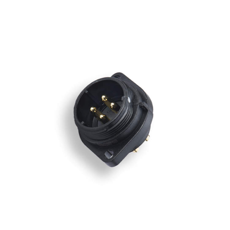 WEIPU Threaded female SP2113 S series plastic 2 3 4 5 7 9 12 pins 2 hole flange connector