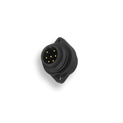 Weipu WA22 plug socket straight angle connector