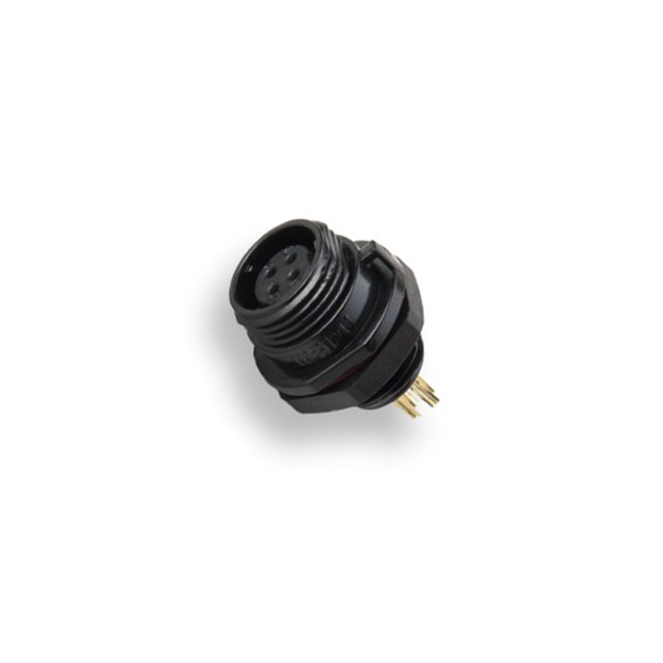 female SP1312 S series socket weipu ip68 2 3 4 5 6 7 9 pins rear nut mount connectors
