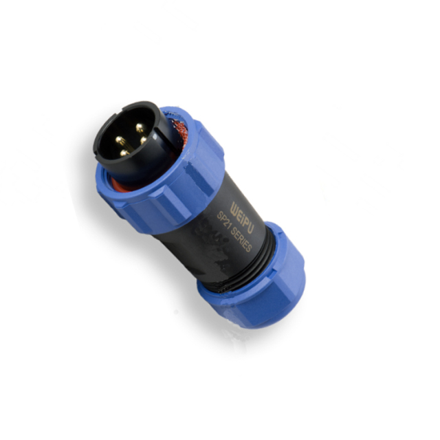 Industrial Threaded male SP2110 P series plug plastic 2 3 4 5 7 9 12 pins cable connector