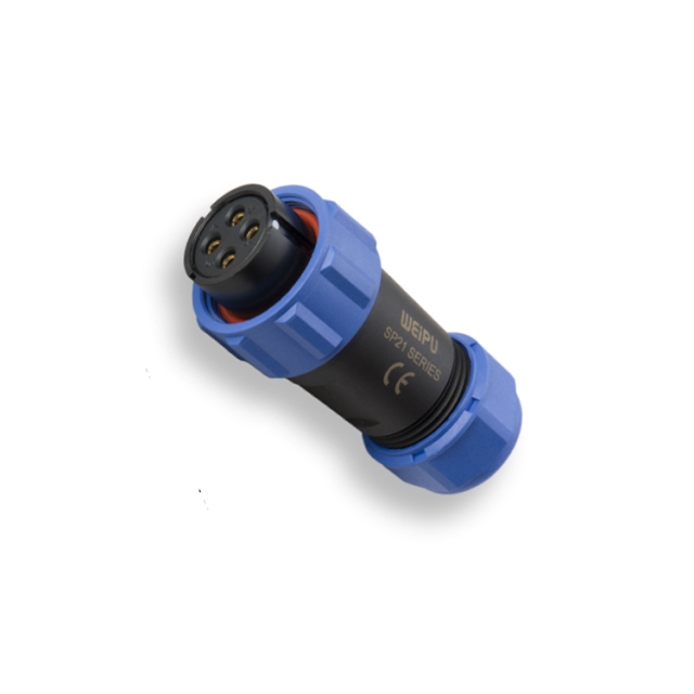 Industrial Threaded male SP2110 P series plug plastic 2 3 4 5 7 9 12 pins cable connector