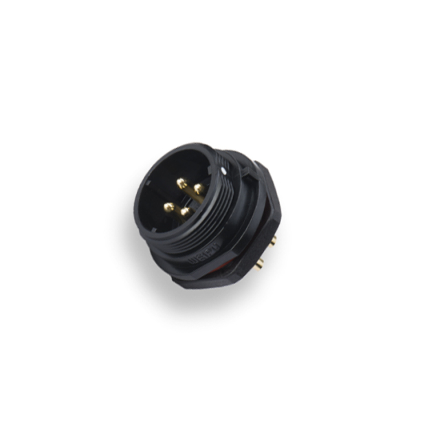 WEIPU male SP2112 P series plastic 2 3 4 5 7 9 12 pins rear nut mount connector