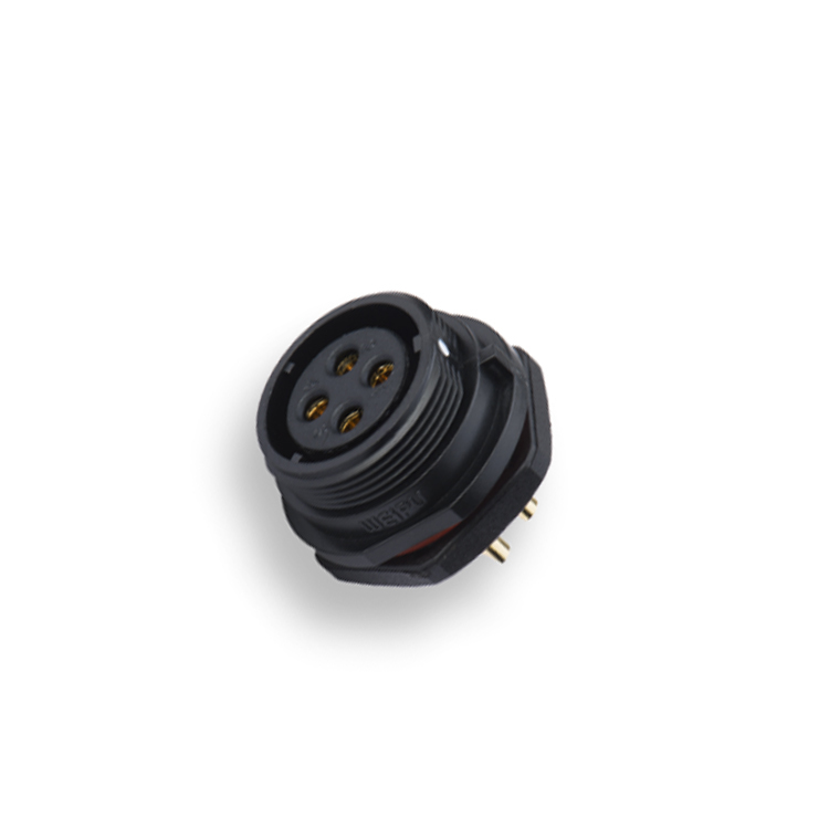 WEIPU male SP2112 P series plastic 2 3 4 5 7 9 12 pins rear nut mount connector