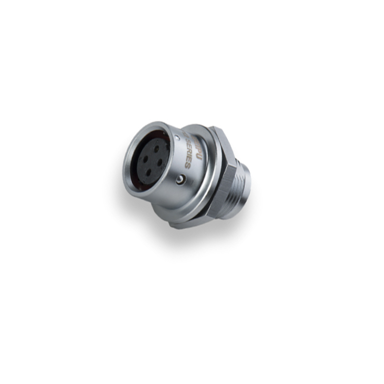 Weipu SF1214 plug electrical angled cable metal push pull connector