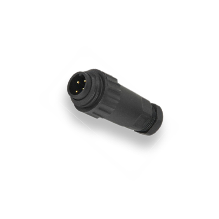 IP67 WA22 series WA22J4TE2 WA22K4ZE2 waterproof 3+PE 4 pin male female screw termination cable connector