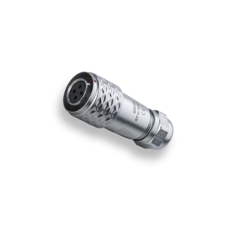 Weipu push pull female SF1210 plug electrical cable connector