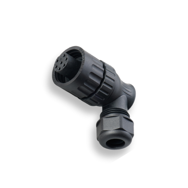 Weipu WA22J7TL1 WA22K7TL1 6+PE 7 pin angled connector