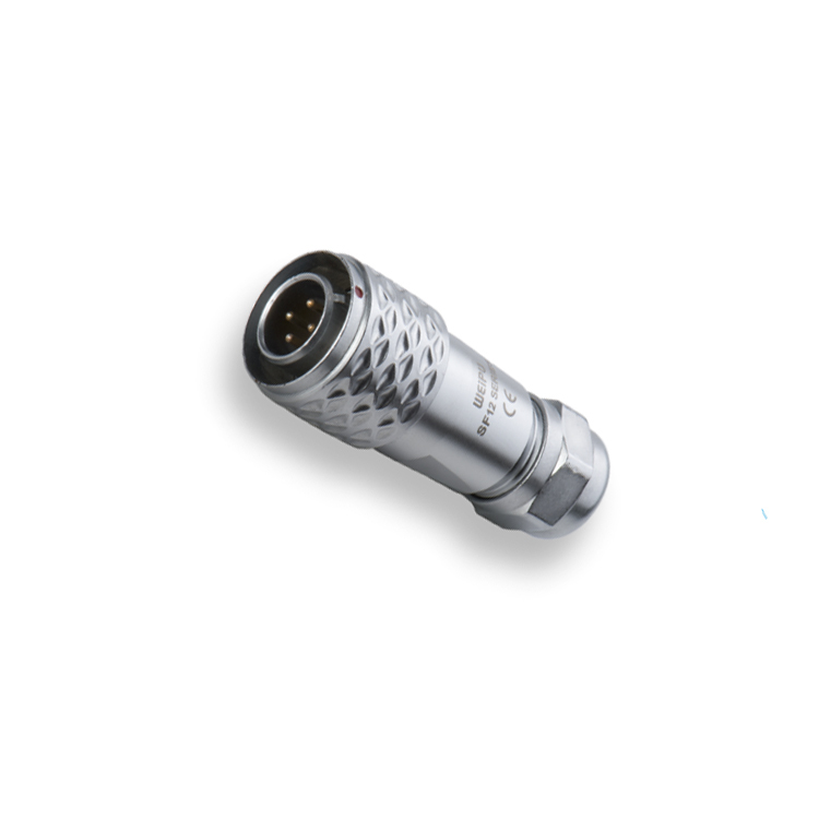 Weipu push pull female SF1210 plug electrical cable connector