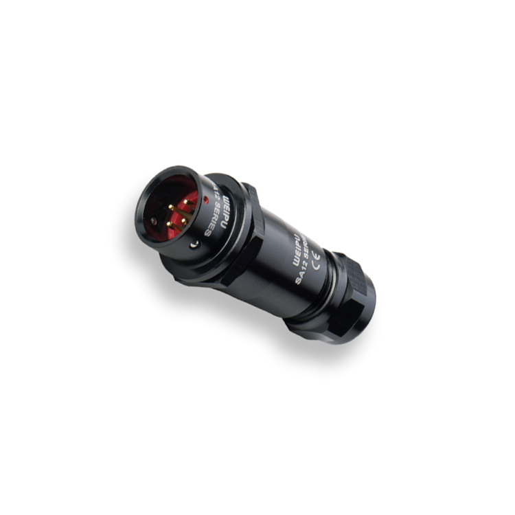 Industrial weipu ip67 waterproof SA12 series electric female connector
