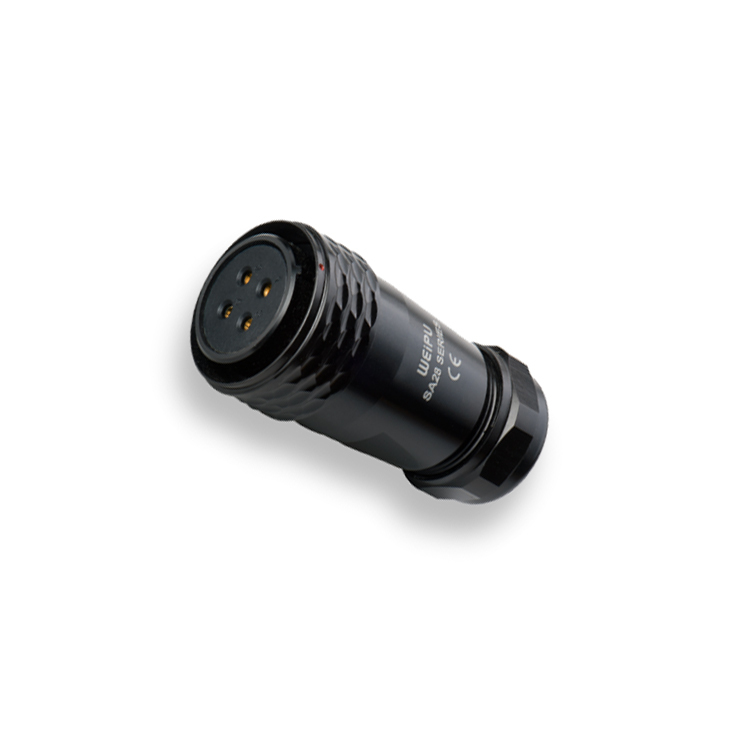 Weipu IP67 industrial SA28 cable plug sockets connector