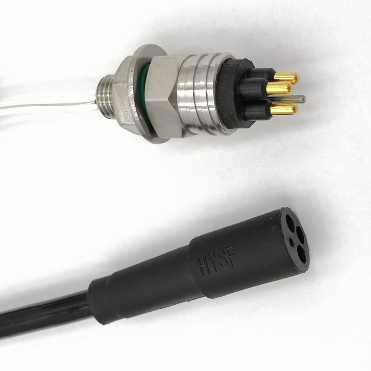 Micro 4 pin male & female cables electrical underwater connectors for robots