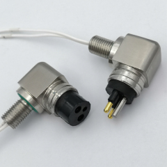 IP69K 2 pin pluggable stainless steel male female elbow electrical wire underwater connectors