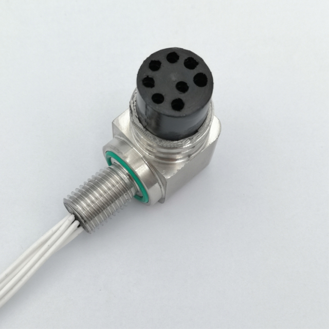 IP69K 2 pin pluggable stainless steel male female elbow electrical wire underwater connectors