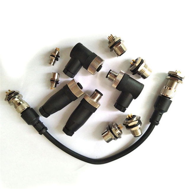 M12 circular cable connector