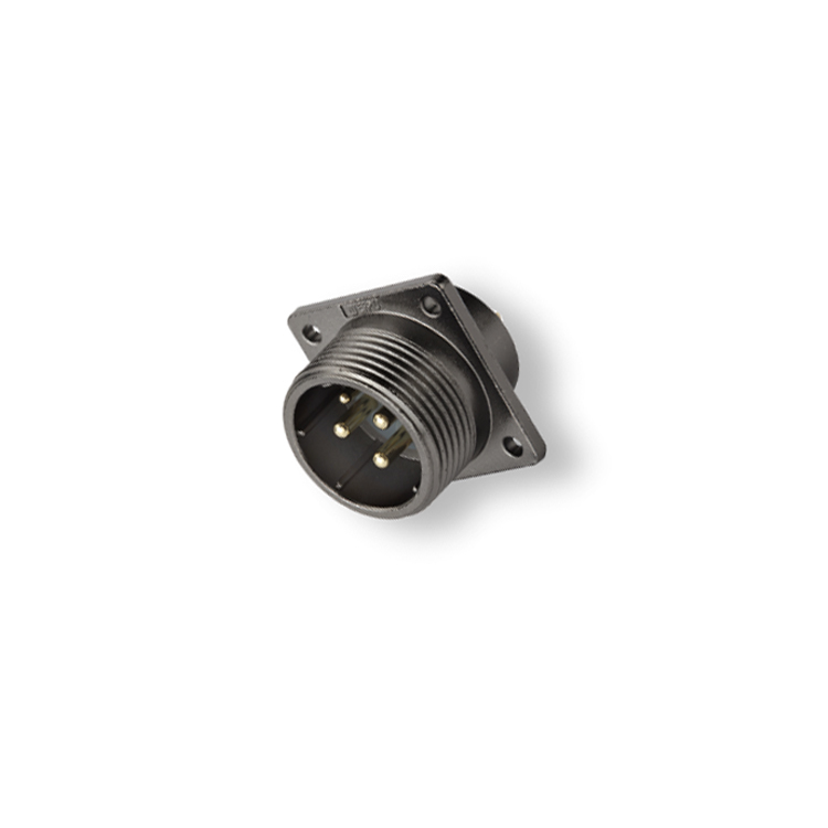 Weipu WD28 plug TV 4pin 15pin solder threaded cable angle connector with rubber sleeve