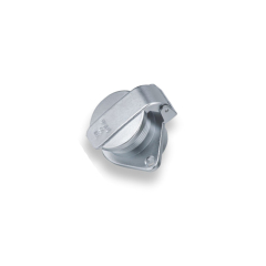 Weipu WS series ZR receptacle in-line angled connector for metal hose