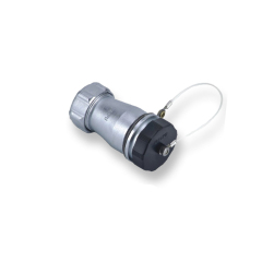 Weipu metal threaded WS series ZP receptacle in-line connector for metal hose