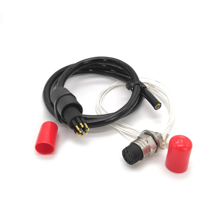 IP69 waterproof bulkhead 4pin subsea bulkhead electrical underwater rov cable connector