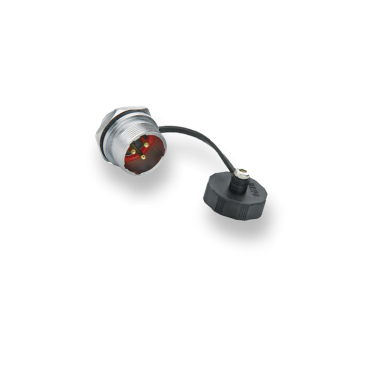 IP67 weipu metal threaded WF series ZM receptacle waterproof round flange connector