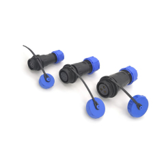Customized WEIPU IP68 plug SP29 series plastic threaded cable connector